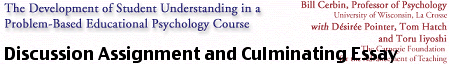 Discussion Assignment and Culminating Essay 