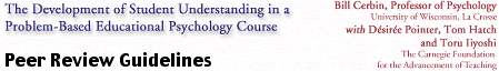  Peer Review Guidelines 