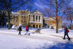 Bascom Hill in winter