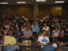 Graduate students at the fall meeting