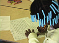 girl writing
