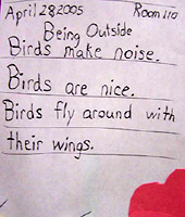 student work