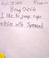 student work