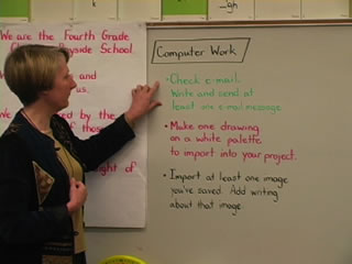 teacher reviewing assignment