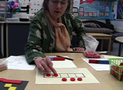 woman working