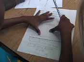 Sue Lampkin - student working on Lesson 3