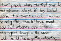 student work