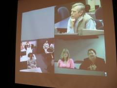 Videoconference in progress