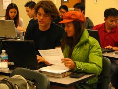 Our students hard at work